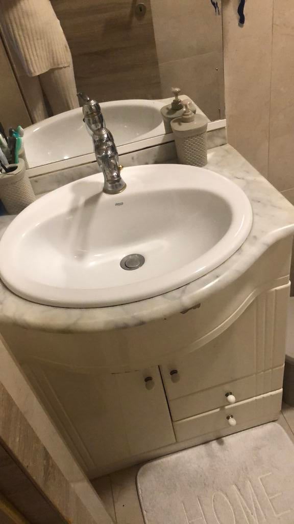 Badkamermeubel, Huis en Inrichting, Badkamer | Badkamermeubels, Ophalen, Zo goed als nieuw