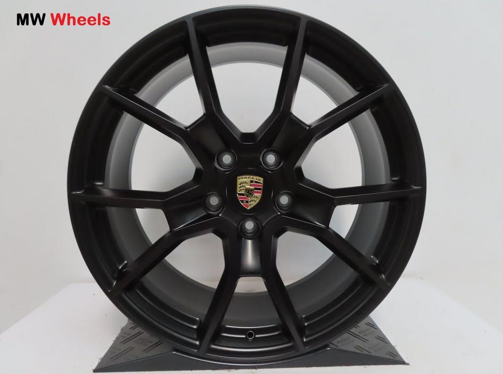 Porsche Taycan 21 inch Origineel velgen RS Spyder zwart, Autos : Pièces & Accessoires, Pneus & Jantes, Neuf, Véhicule de tourisme