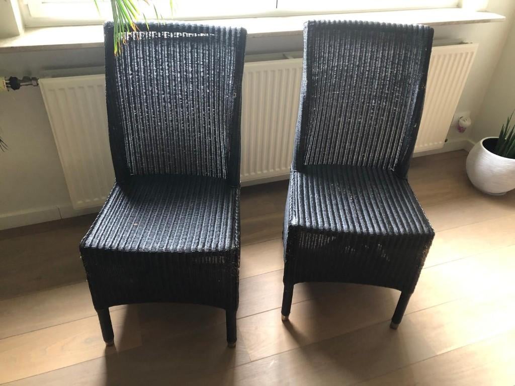 6 chaises Castle Room noires GRATUITES, Maison & Meubles, Chaises, Enlèvement, Utilisé