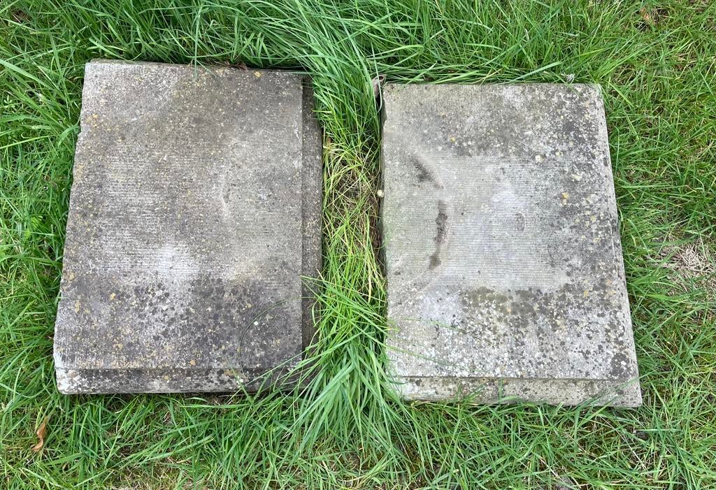 Gratis 2 zware stenen, Ophalen, Gebruikt