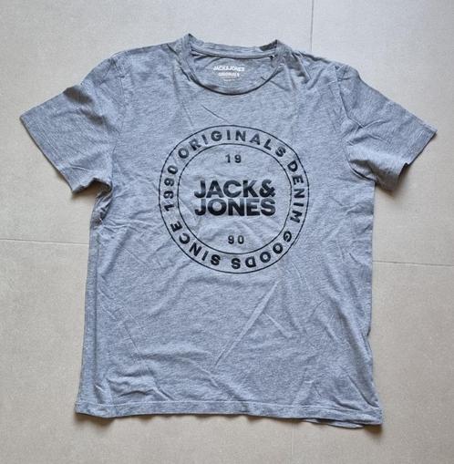 Tshirt Jack&Jones M, Kleding | Heren, T-shirts, Zo goed als nieuw, Maat 48/50 (M), Grijs, Ophalen of Verzenden