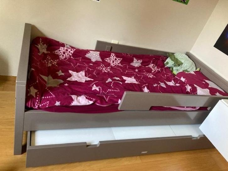 BOPITA enkel bed met onderbed - in goede staat!, Kinderen en Baby's, Kinderkamer | Bedden, Gebruikt, 180 cm of meer, 85 tot 100 cm