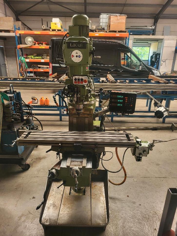 Freesmachine Lagun FTV-2S perfect werkende staat, Doe-het-zelf en Bouw, Gereedschap | Freesmachines, Gebruikt, Elektrisch, Overige soorten