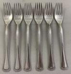 WMF 90 Den Haag 6x Verzilverde Dinervork Vork Vorken Set, Verzenden, Zo goed als nieuw