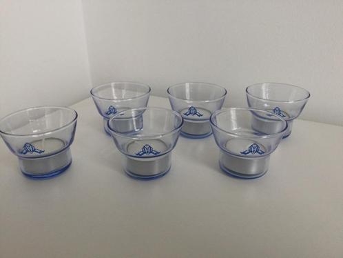 Set van 6 glazen kandelaars „SPA monopoly”, Verzamelen, Glas en Drinkglazen, Ophalen