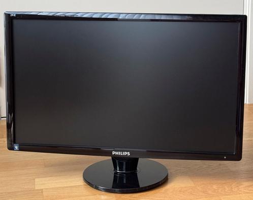 Moniteur Philips 241E1SB 24 pouces, Informatique & Logiciels, Moniteurs, Utilisé, 60 Hz ou moins, DVI, VGA, Autres types, Autres résolutions