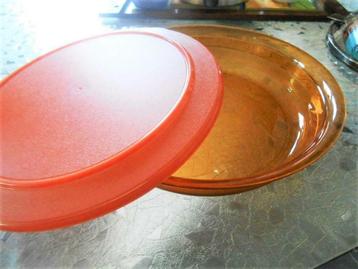 Tupperware: schaal of bord, met deksel beschikbaar voor biedingen