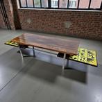 table basse vintage XL en palissandre, Enlèvement ou Envoi