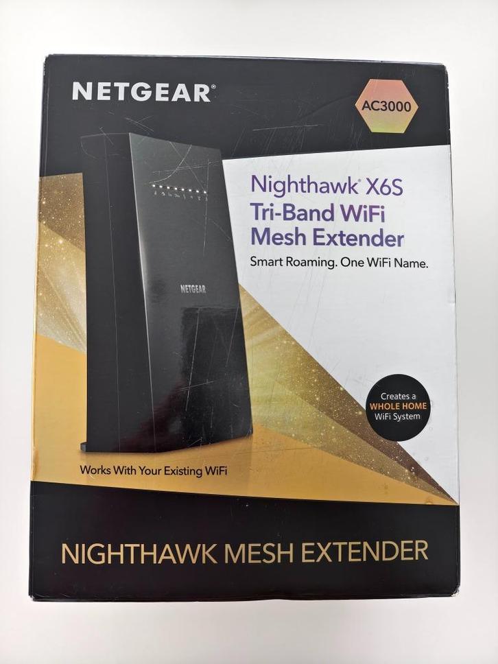 Netgear Nighthawk X6S Tri-band WiFi Range Extender, Computers en Software, Routers en Modems, Gebruikt, Router, Ophalen of Verzenden