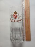 Oud bierglas, aigle belgica Brugge, Verzamelen, Biermerken, Ophalen of Verzenden, Gebruikt