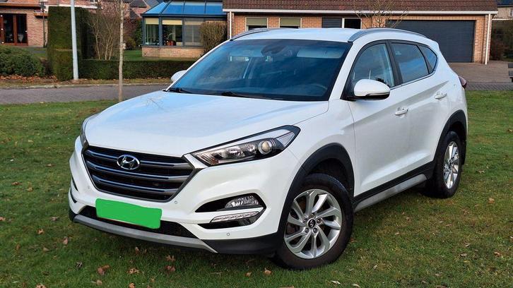 Hyundai Tucson 1.6 GDi 2WD met Navigatie/Airco/Camera, Auto's, Hyundai, Particulier, Tucson, ABS, Achteruitrijcamera, Adaptieve lichten