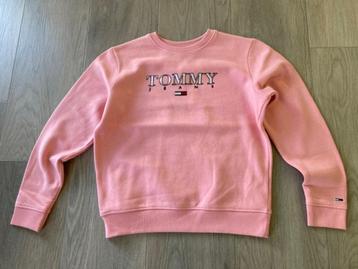 Roze sweater Tommy Jeans maat XS