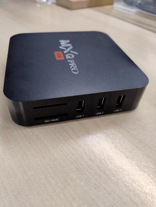 Mediabox Android MXQ Pro 4K, Audio, Tv en Foto, Mediaspelers, Zo goed als nieuw, Minder dan 500 GB, HDMI, USB 2.0, Optische audio