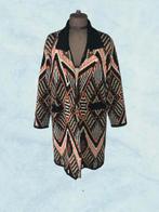 Lange vest, Verzenden, Zwart, Maat 42/44 (L), Kilky