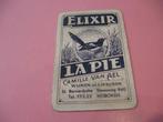 1 oude losse speelkaart Elixir La Pie , Hoboken (73), Carte(s) à jouer, Utilisé, Enlèvement ou Envoi