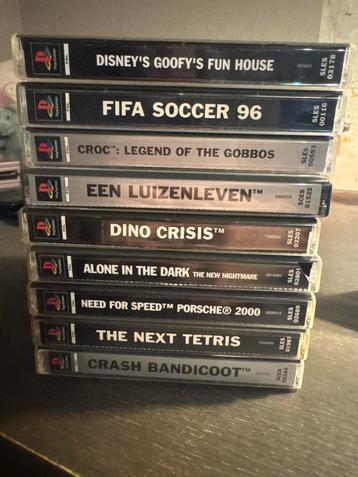 Playstation 1 games beschikbaar voor biedingen