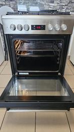 Gasfornuis men electrische oven, 60 cm of meer, 4 kookzones, Vrijstaand, 85 tot 90 cm