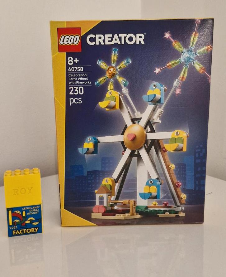 Lego 40758 Reuzenrad met vuurwerk, Kinderen en Baby's, Speelgoed | Duplo en Lego, Nieuw, Lego, Complete set, Ophalen of Verzenden