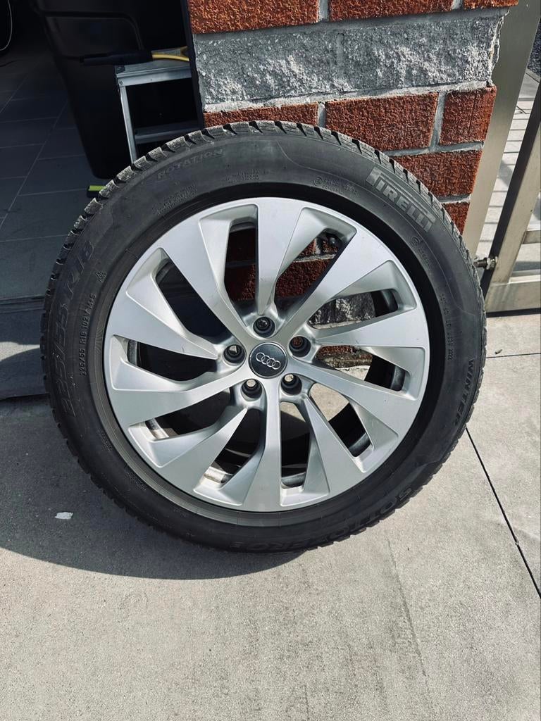Jantes d’origine Audi 18 pouces et pneus hiver, Pneus hiver, Véhicule de tourisme, Enlèvement, Utilisé
