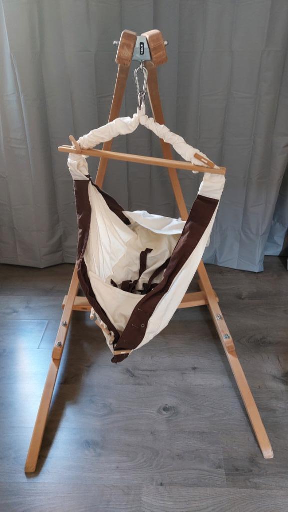 Baby hangmat KANGOO met standaard (Amazonas), Kinderen en Baby's, Kinderspulletjes, Zo goed als nieuw, Ophalen