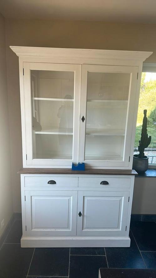 Landelijke Vitrinekast, Huis en Inrichting, Kasten | Buffetkasten, Zo goed als nieuw, 200 cm of meer, 50 tot 100 cm, 25 tot 50 cm