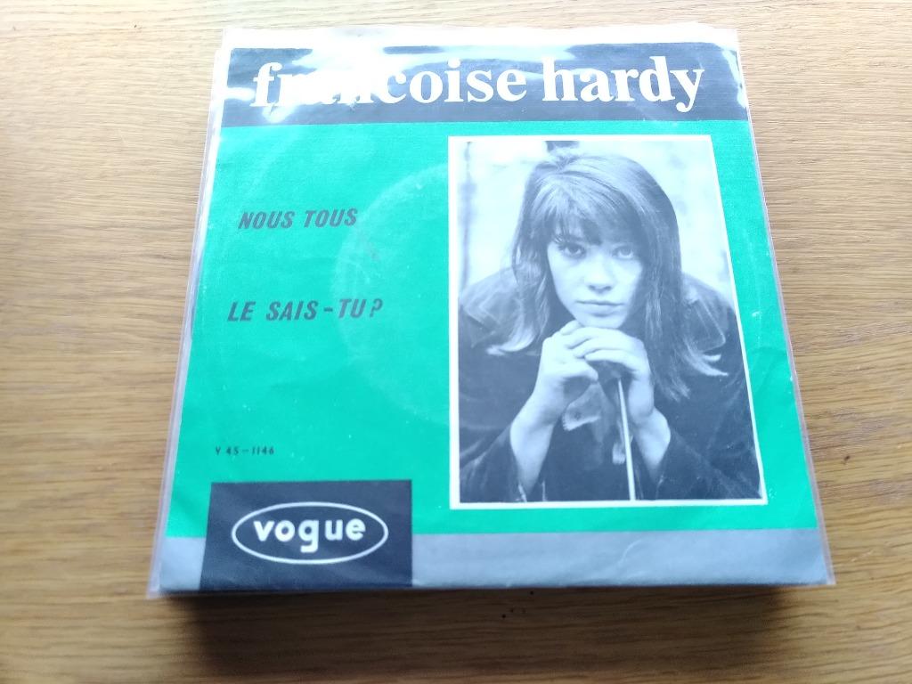 45T FRANCOISE HARDY---NOUS TOUS /LE SAIS TU ---, Enlèvement ou Envoi, Single, Utilisé, Pop