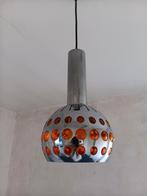 Oranje vintage luster -  jaren 60, Huis en Inrichting, Ophalen, Zo goed als nieuw