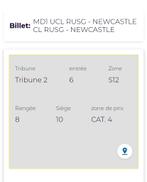 Union Sint-Gillis, Tickets en Kaartjes, Eén persoon, Oktober