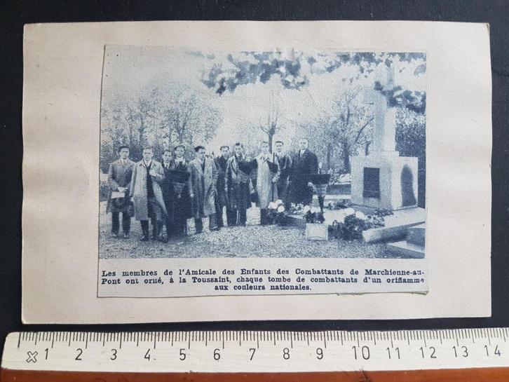 Coupure : Mémorial de guerre de Marchienne-au-Pont, Collections, Objets militaires | Général, Armée de terre, Envoi