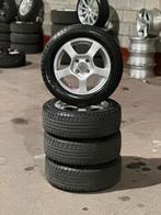 Set lichtmetalen velgen 14 inch 4X100 met banden, Auto-onderdelen, Banden en Velgen, Ophalen, 14 inch, Band(en)