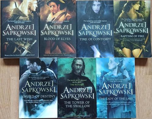 The Witcher - Andrzej Sapkowski - t. 1-7, Boeken, Fantasy, Gelezen, Ophalen of Verzenden