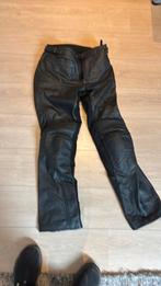 Zwarte leren motorbroek maat 48 als nieuw, Motoren, Ophalen of Verzenden, M