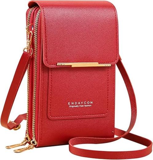 ENDAYCON Luxe Dames Schoudertas PU Leer - Crossbody Telefoon, Handtassen en Accessoires, Tassen | Damestassen, Verzenden