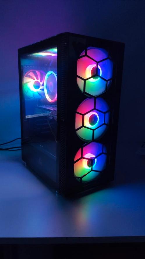 I7 Refurbished gaming pc met nieuwe onderdelen, Computers en Software, Desktop Pc's, Zo goed als nieuw, 3 tot 4 Ghz, SSD, 16 GB