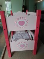 Lit superposé en bois (poupées) Parfait état, Enlèvement, Neuf, Baby Pop