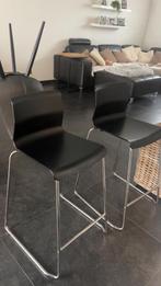 Zwarte barkrukken van ikea, Huis en Inrichting, Barkrukken, Ophalen, Zo goed als nieuw