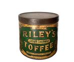 Vintage Toffee blik , Riley’s toffee England, Ophalen of Verzenden, Gebruikt, Overige, Overige merken