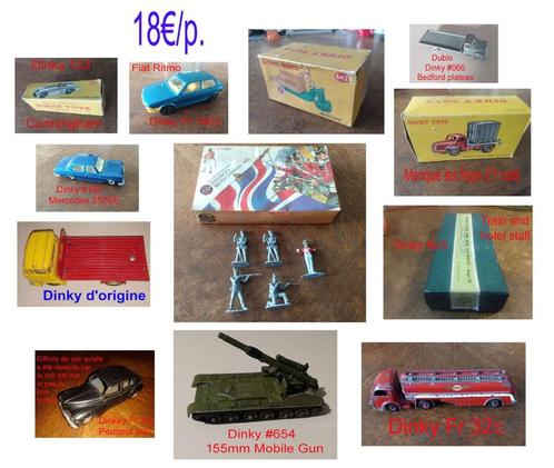 Dinky toys(Dublo,Mercedes,Fire Recue Set,Fiat Ritmo) +Airfix, Antiek en Kunst, Antiek | Speelgoed, Ophalen of Verzenden