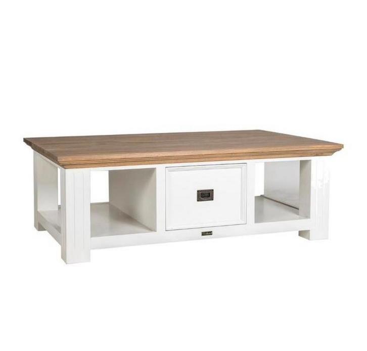 Salontafel van het merk richmond interior, Huis en Inrichting, Tafels | Salontafels, Gebruikt, Rechthoekig, Eikenhout, Ophalen