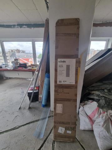 Linie Walk-In inloopdouche 120x200 cm – Helder glas – Mat zw beschikbaar voor biedingen
