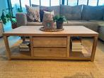Coin repas en chêne, table basse et meuble TV, Maison & Meubles, Enlèvement, Comme neuf