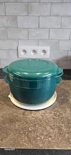 Tupperware microplus 2,25l gebruikt, Ophalen, Gebruikt, Groen, Bak of Kom