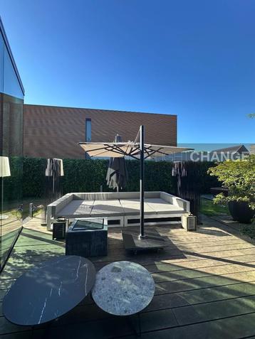 Tuuci Ocean Master Max Cantilever luxe parasol zweefparasol, Enlèvement, Comme neuf, Parasol flottant