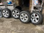 4 winterbanden gemonteerd op aluminium velgen van Toyota, Auto-onderdelen, Banden en Velgen, Gebruikt, Overige, 17 inch, Winterbanden