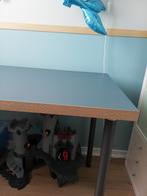 Bureau ou table Ikea gris turquoise (vert), Maison & Meubles, Enlèvement ou Envoi, Comme neuf, Bureau