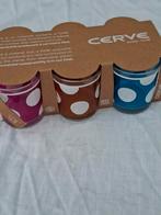 6 nieuwe  limonade glazen met bollekes, Verzamelen, Glas en Drinkglazen, Ophalen, Nieuw, Frisdrankglas