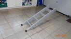 3-delige aluminium zolder ladder, Doe-het-zelf en Bouw, Ladders en Trappen, Ophalen of Verzenden, Zo goed als nieuw, Ladder, Opvouwbaar of Inschuifbaar