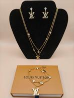 LV sieraden set, Handtassen en Accessoires, Overige materialen, Nieuw, Ophalen of Verzenden, Goud