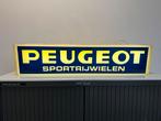 PEUGEOT oude reclame lichtbak, Verzamelen, Gebruikt, Ophalen of Verzenden, Lichtbak of (neon) lamp