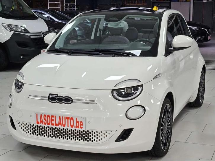 Fiat 500 500e Cabrio Auto Lane Front Assist Gps Carplay CAME, Auto's, Fiat, Bedrijf, Te koop, ABS, Achteruitrijcamera, Airbags